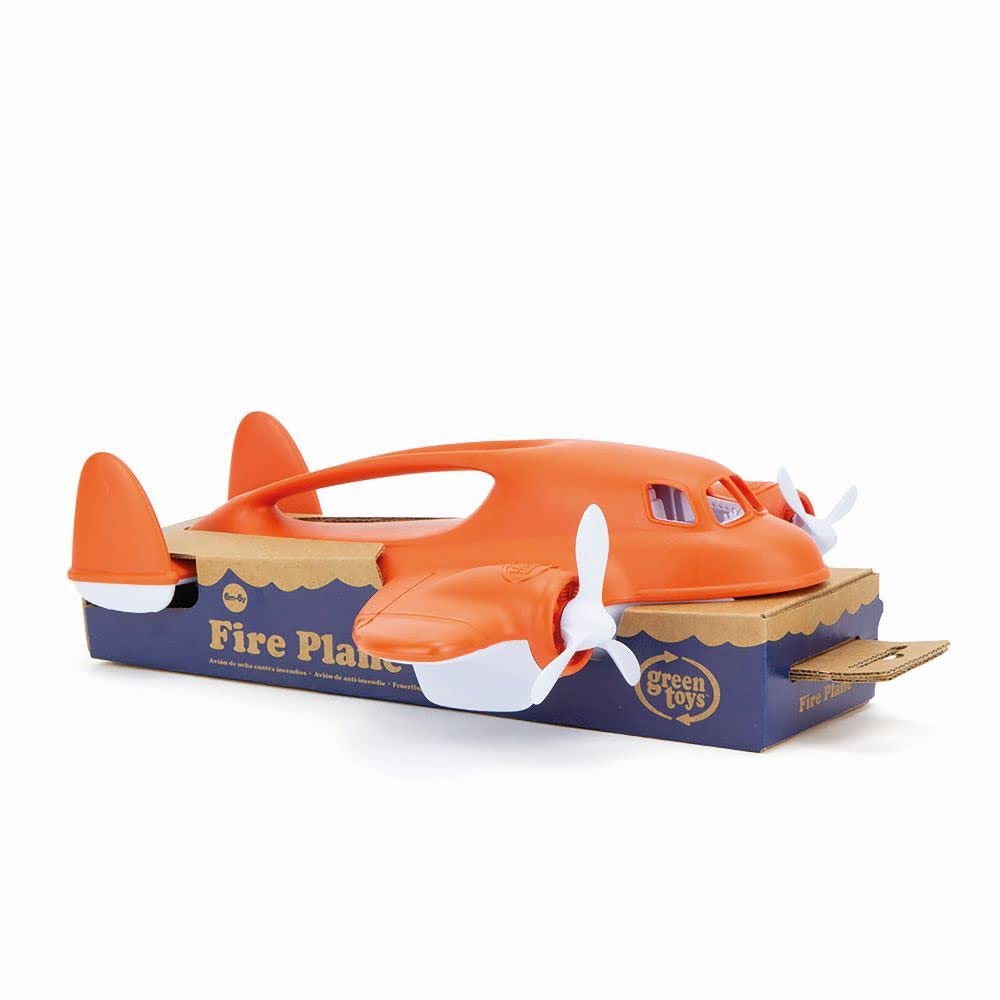 Buy now Green Toys Fire Plane - Pretend Play, Motor Skills, Kids Bath Toy Vehicle. No BPA, phthalates, PVC. Dishwasher Safe, Recycled Plastic, Made in USA. at indiglob india