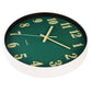 Buy now JoFomp Glow in The Dark Clock, 12 Inch Modern Silent Non Ticking Wall Clocks Battery Operated, Night Light Wall Clock for Living Room Decor, Wall Clock Decorative for Kitchen Bedroom (Green) at indiglob india
