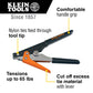 Buy now Klein Tools 86570 Tie Tensioning Tool, for Ties Rated at 120 to 250-Pound, Supplies up to 65-Pound of Tension, Handle Grips for Comfort at indiglob india