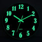 Buy now JoFomp Glow in The Dark Clock, 12 Inch Modern Silent Non Ticking Wall Clocks Battery Operated, Night Light Wall Clock for Living Room Decor, Wall Clock Decorative for Kitchen Bedroom (Green) at indiglob india