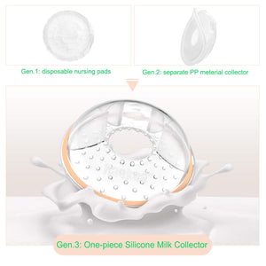 Buy now haakaa Breast Milk Collector Breast Shells Breast Milk Catcher Milk Savers Nipple Shells for Breastfeeding, Reusable & Easy to be Placed Under Bras, 2 Pack at indiglob india