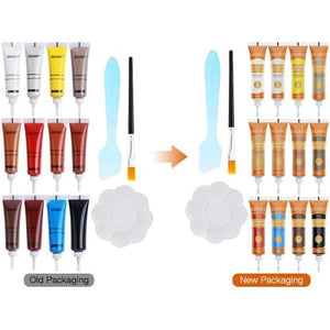 12 Colors Leather Repair Kit - for Furniture Car Seats Couches Sofa Shoes Boat, Leather Dye Restore Scratches Tears Holes, Purses Jacket Leather Paint, Vinyl Repair Kit Bonded Leather Genuine Italian…