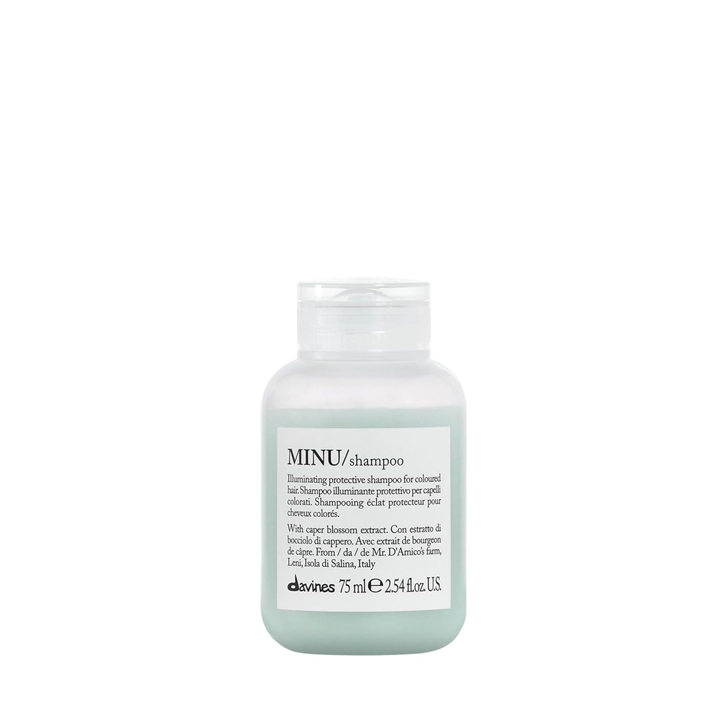 Davines MINU Shampoo, Color Retention Shampoo For Colored, Treated Hair, Protects & Keeps Hair Bright, Shiny For Longer
