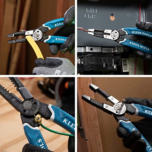 Buy now Klein Tools K12065CR Wire Stripper / Cutter / Crimper Tool, Made in USA, for Cutting, Stripping, Crimping, Twisting (8-18 AWG solid, 10-20 AWG stranded) at indiglob india
