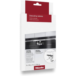 Miele Descaling Tablets for Coffee Machines, Steam Ovens, Ovens, Ranges, 6 count