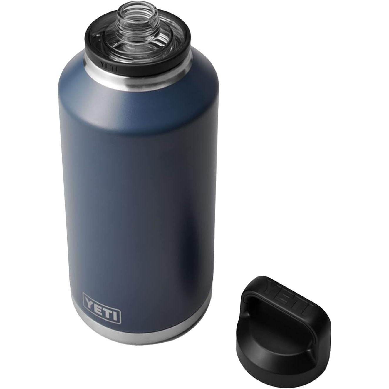 YETI Rambler 64 oz Bottle, Vacuum Insulated, Stainless Steel with Chug Cap, Navy