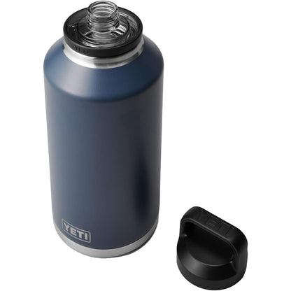 YETI Rambler 64 oz Bottle, Vacuum Insulated, Stainless Steel with Chug Cap, Navy