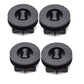 AUTOXBERT 4PCS Car Carpet Fixing Clips, Interior Anti-Slip Locking Fastener Clips ABS Durable Foot Pad Buckle Set Universal for Most Cars
