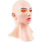 Kedejin Realistic Female Latex Mask, Cosplay Drag Queen Halloween Fancy Dress Headgear Head Cover Crossdressing Sissy Fancy Dress, White
