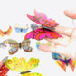 12PCS PVC 3D Butterfly Fridge Magnets Refrigerator Magnets Wall Stickers with Magnet for Wall Decor Art Decor Crafts Home Party Decoration - My Store