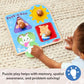 Buy now Melissa & Doug?? Ms. Rachelƒ?› Wooden Peek-a-Boo Jumbo Peg Puzzle, 4-Piece with Mirror, Toddler Toys for Boys and Girls Ages 1+ Years at indiglob india