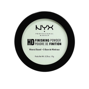 NYX PROFESSIONAL MAKEUP HD Finishing Powder, Pressed Setting Powder - Mint Green