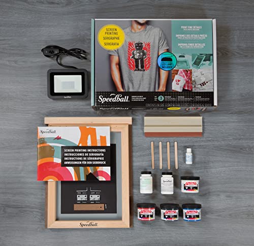 Buy now Speedball Advanced All-In-One Screen Printing Kit, Includes LED UV Exposure Lamp at indiglob india