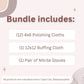 Buy now Cape Cod Polishing Metal Tin Bundle for Fine Metals | (12) 4X6 Polishing Cloths | (1) 12x12 Buffing Cloth | (1) Pair of Nitrile Gloves at indiglob india