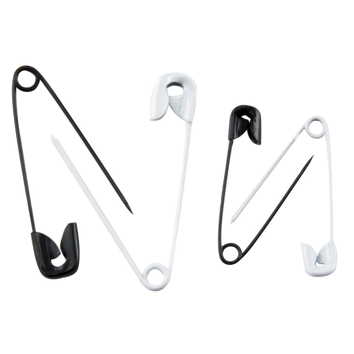 Buy now Singer Asst Black and White Professional Style Safety Pins, Multisize, 25-Count at indiglob india