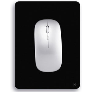 Audimi Small Mouse Pad 6 x 8 Inch, Mini Mouse Pad Thick for Laptop Wireless Mouse Home Office Travel, Portable & Washable (Black)