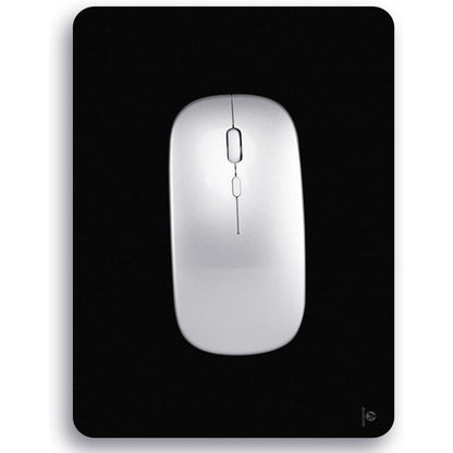 Audimi Small Mouse Pad 6 x 8 Inch, Mini Mouse Pad Thick for Laptop Wireless Mouse Home Office Travel, Portable & Washable (Black)