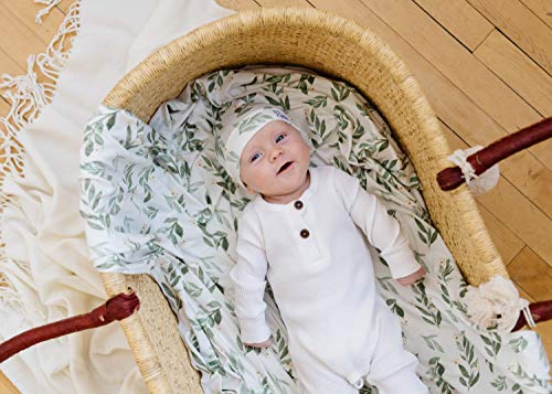 Buy now Copper Pearl Large Premium Knit Baby Swaddle Receiving Blanket Fern at indiglob india