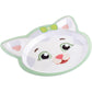 4 Daniel Tiger Mealtime Feeding Plates -Cute Dishes for Kids w/ Daniel Tiger, Trolley, Katerina Kitty Cat & Elaina - Divided Compartments for Portion Control & Healthy Eating, Dishwasher Safe