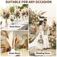 Buy now Seniny Pampas Grass, 80 Pcs Dried Pampas Grass Decor Tall 17", Natural Brown & White Pompous Grass | Bunny Tails Dried Flowers | Wheat Stalks | Reed for Boho Home Wedding Decor, Flower Arrangement at indiglob india