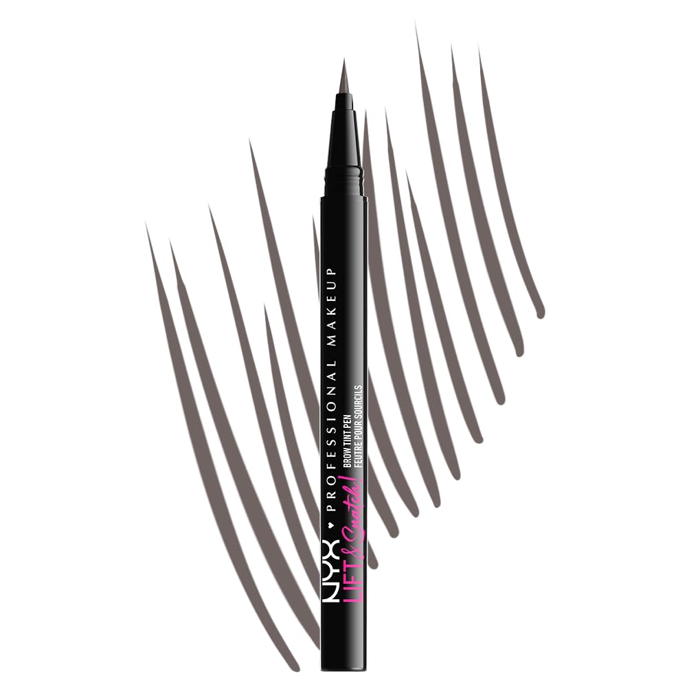 Buy now NYX PROFESSIONAL MAKEUP Lift & Snatch Eyebrow Tint Pen, Black 09 Gray Black 1 Count (Pack of 1) at indiglob india