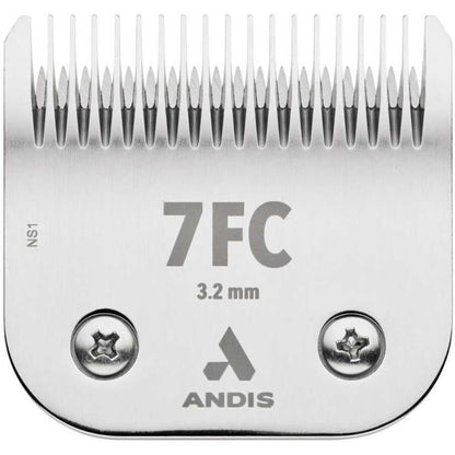 Andis 64121 Carbon-Infused Steel UltraEdge Dog Clipper Blade, Size-7FC, 1/8-Inch Cut Length