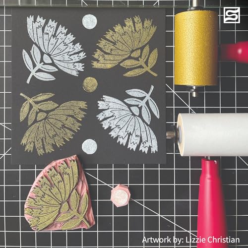 Buy now Speedball 3470 Water-Soluble Block Printing Ink Starter Set ƒ?? 6 Bold Colors with Satiny Finish - 1.25 FL OZ Tubes, Multicolor at indiglob india