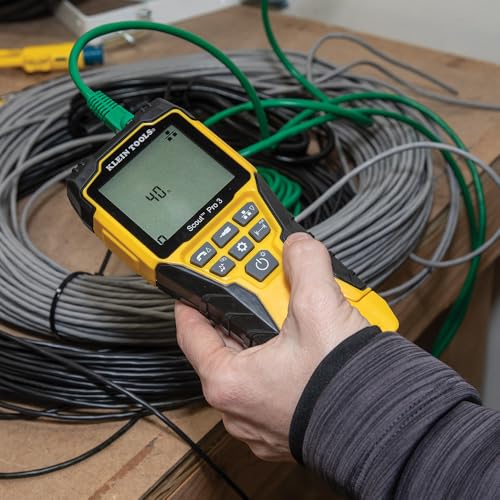 Buy now Klein Tools VDV501-853 Coaxial Cable Tester, Scout Pro 3 with Test-n-Map Remote, Includes Remotes #2 - #6, Tests Voice, Data and Video Cable at indiglob india