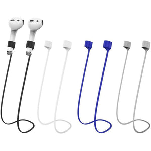 Magnetic Anti-Lost Straps for AirPods,Colorful Soft Silicone Sports Lanyard, Neck Rope Cord