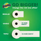 Bounty Select-A-Size Paper Towels, White, 2 Double Plus Rolls = 5 Regular Rolls