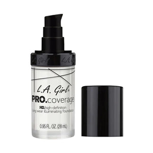 L.A. Girl Pro Coverage Liquid Foundation, White, 0.95 Fl Oz