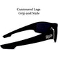 Buy now Locs Men's Rectangular Hardcore Wrap 63mm Sunglasses (Matte Black Rubberized Finished) at indiglob india