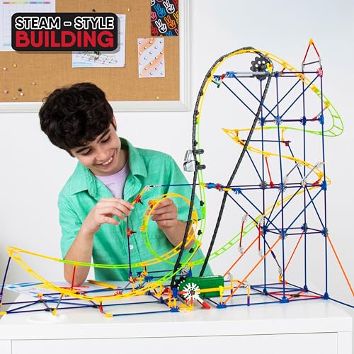 Buy now K'NEX Education - STEM Explorations: Roller Coaster Set ‚ 546 Pieces, Creative Building Set‚ Ages 8+ at indiglob india