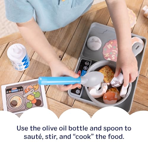 Buy now Melissa & Doug Simmer & Stir Stovetop Play Set with Water Wow!?? Color Changing Play Food Preschool Toy Ages 3+ at indiglob india