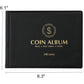 MUDOR Coin Collection Holder Album for Collectors, 240 Pockets Coin Collection Book Office Supplies