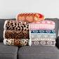Sherpa Fleece Throw Blanket - 50x60-Inch Machine-Washable Reversible Throw - Fluffy Blankets for Couch, Chair, or Bed by Lavish Home (Leopard)