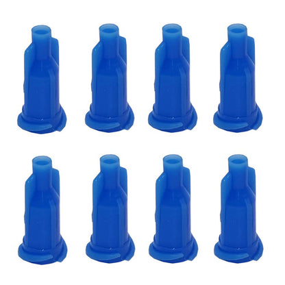 200 Pieces Syringe Tip Caps Dispensing Needle Tip Cap with Luer Lock, Blue
