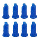 200 Pieces Syringe Tip Caps Dispensing Needle Tip Cap with Luer Lock, Blue