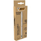 BIC Cristal ReNew Re-Fillable Pen and 2 Refills, Black Single Pack,501036