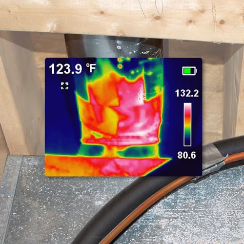 Buy now Klein Tools TI250 Rechargeable Thermal Imaging Camera, Camera Displays Over 19,200 Pixels with 3 Color Palettes, High / Low Temperature Points at indiglob india