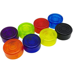 8 Pack Footswitch Toppers Guitar Pedal Footswitch Cap Candy Color Foot Switch Stomp Push Button Cover Knobs for Compact Multi-Effects Guitar Pedal Guitar Effects Pedals 3PDT Footswitch