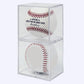 BallQube Baseball Display Case with Stand, UV Protection, Autograph Memorabilia Holder, Clear Cube for Official Size Ball - 6 Pack
