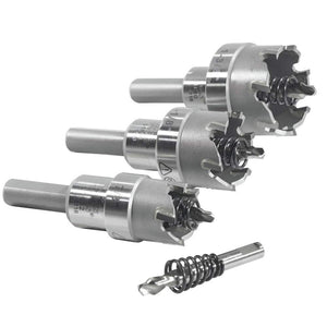 Buy now Klein Tools 31872 Heavy Duty Hole Saw Kit, Includes Carbide Hole Cutters and Pilot Bit in Rust-Proof Molded Plastic Case, 4-Piece at indiglob india