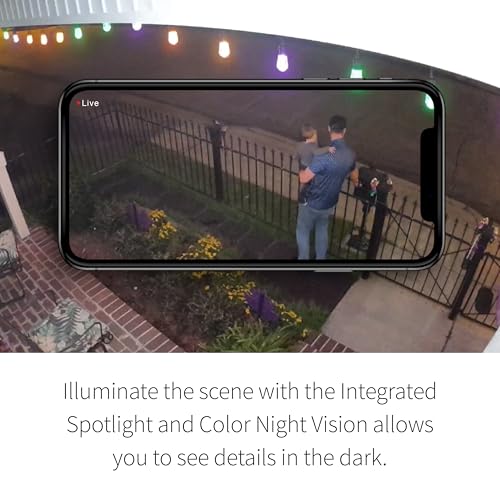 Buy now Arlo Essential Security Camera 1080p HD, Outdoor - Indoor, 2nd Gen, Wireless Rechargeable Camera, 2-Way Audio, Color Night Vision, Wide Angle - White (Renewed) at indiglob india