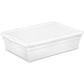 Buy now Sterilite 24-Pack 6 Quart Storage Box, Stackable Clear Plastic Bins with Snap-On Lids - Heavy-Duty Organizing Containers for Closet, Bathroom, and Office 28 Quart 20-Pack at indiglob india
