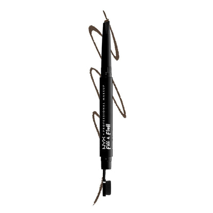 NYX PROFESSIONAL MAKEUP Fill & Fluff Eyebrow Pomade Pencil, Ash Brown