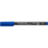 STAEDTLER Lumocolor Universal Pen, Medium, Felt Tip, Permanent Marker, 1.0mm, Black 317-8 - Blue