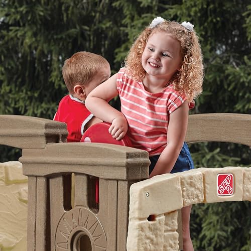 Buy now Step2 Woodland Climber II Kids Playset, Ages 2 ƒ??6 Years Old, Toddler Slide and Climbing Wall, Outdoor Playground for Backyard, Sturdy Plastic Frame, Easy Set Up at indiglob india