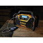 Buy now DEWALT 12V/20V MAX Portable Bluetooth Radio, Cordless, 100 ft Range, 3.5” Subwoofers, Jobsite (DCR028B) at indiglob india