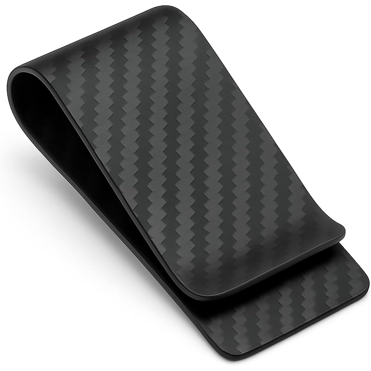 CL CARBONLIFE Carbon Fiber Wallet Money Clip for Cash and Credit Card, Super Slim & Light Minimalist Holder Clip for Men